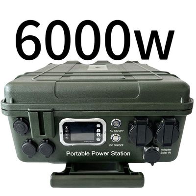 6048wh Großkapazität mobiler Solarstromgenerator 6000W Kraftwerk für hohe Nachfrage
