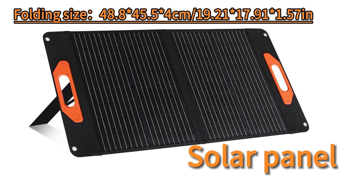 Mobile Power 60W Klappsolarkollektor mit 30W*2PCS-Zellen und Kundendienst