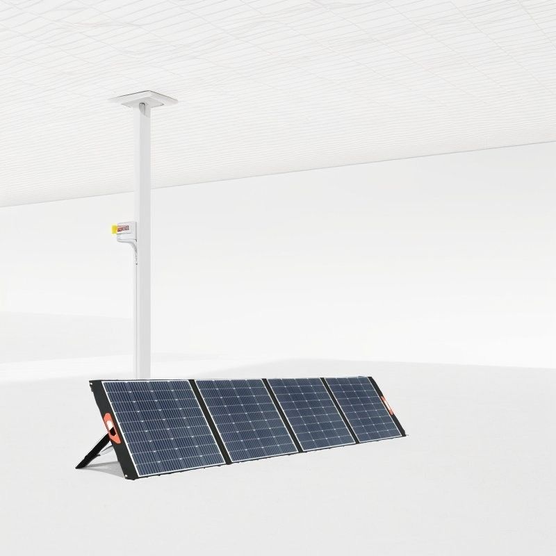 UB-100 Outdoor Dauerhaftes Grünes Solarpanel 100W Nennleistung Klappgerät