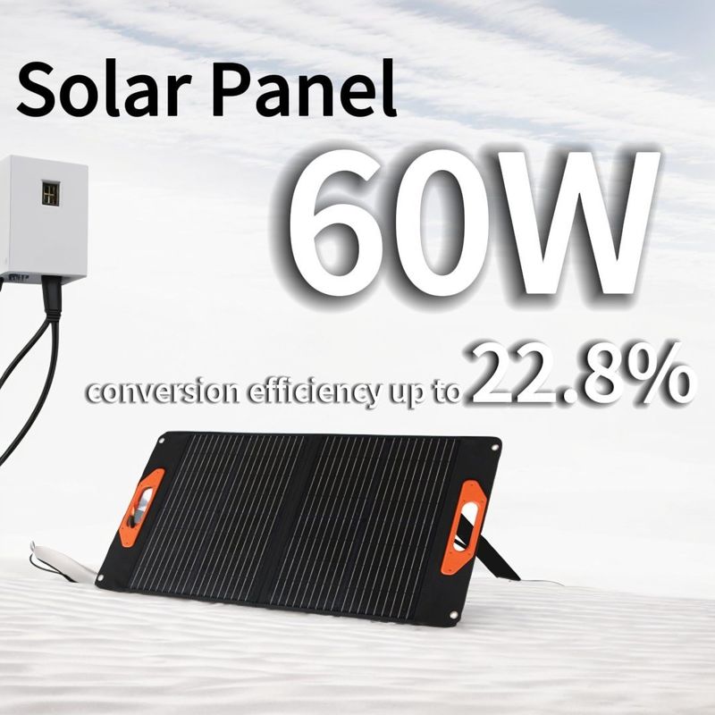 30W*2PCS Heimwerker Solarkollektor mit 56*63*4,5cm Klappgröße