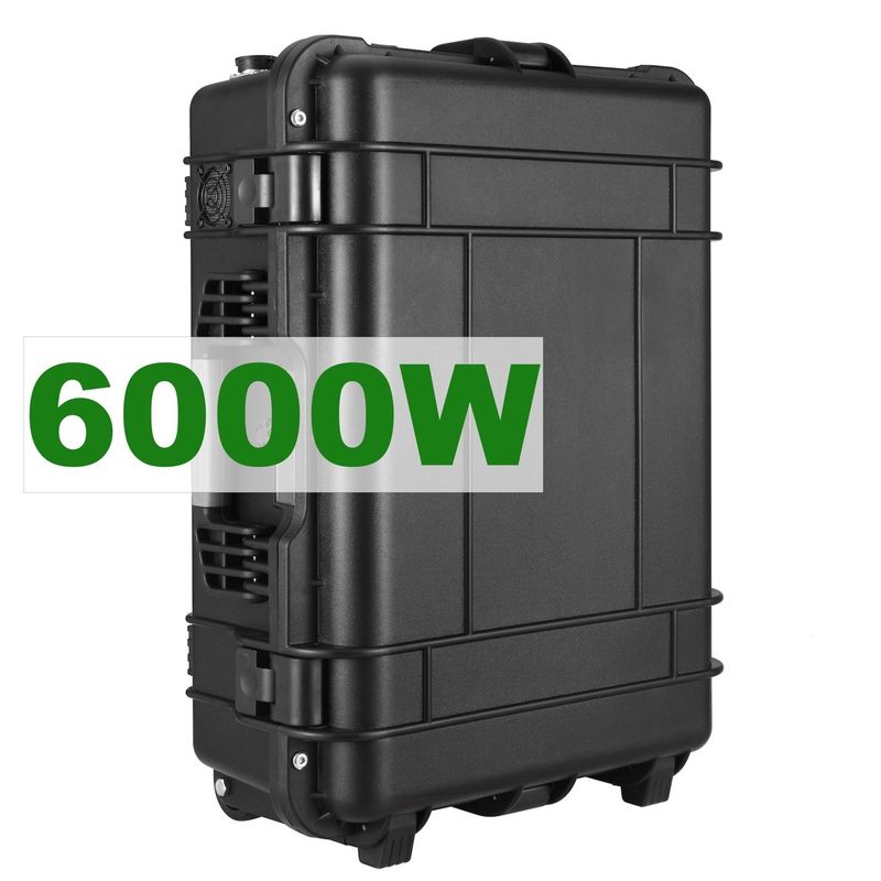 6000W Lithiumbatterie Solargenerator Kraftwerk für Aktivitäten im Freien