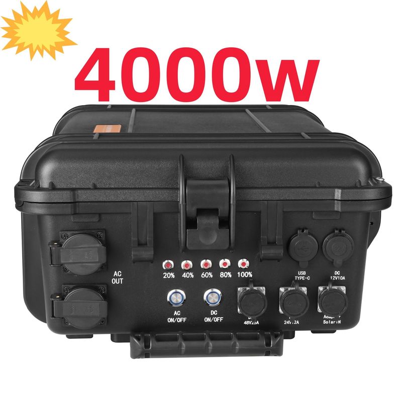 Hochkapazitäts LiFePO4 Lithium-Ionen-Batterien-Portable Power Station für in 6-7h Ladezeit