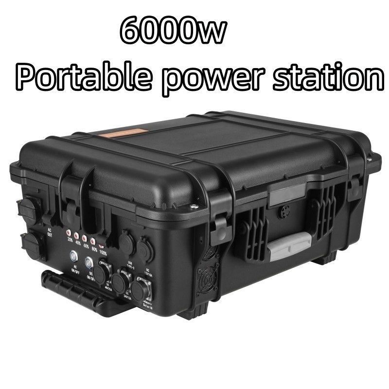 6000W Großkapazitäts-Multi-Funktion Portable Solargenerator für Familie und Camping