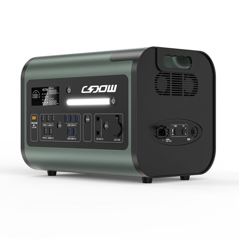 1800W-2400W Solar-Ladegerät LiFePO4 Batterie Portable Mobile Power Home Power