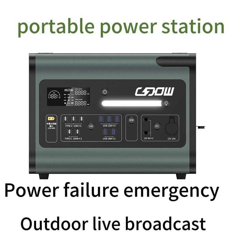 Großkapazitäts-Portable Power Station Solargenerator für Elektrofahrzeuge und Haushalte