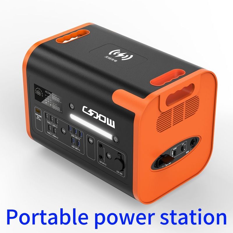 Typ-C Wiederaufladbare mobile Stromversorgung 2200 Watt Solarstation für Mobiltelefone und Laptops
