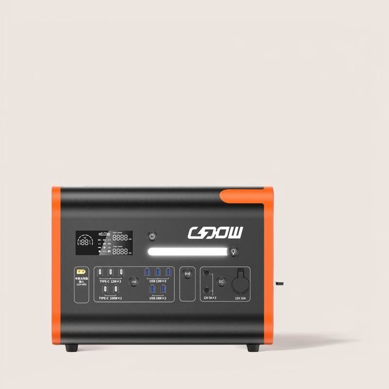 LiFePO4-Batterie-Portable Solargenerator mit Typ-C 3*18W/2*100W Ausgang und Panel