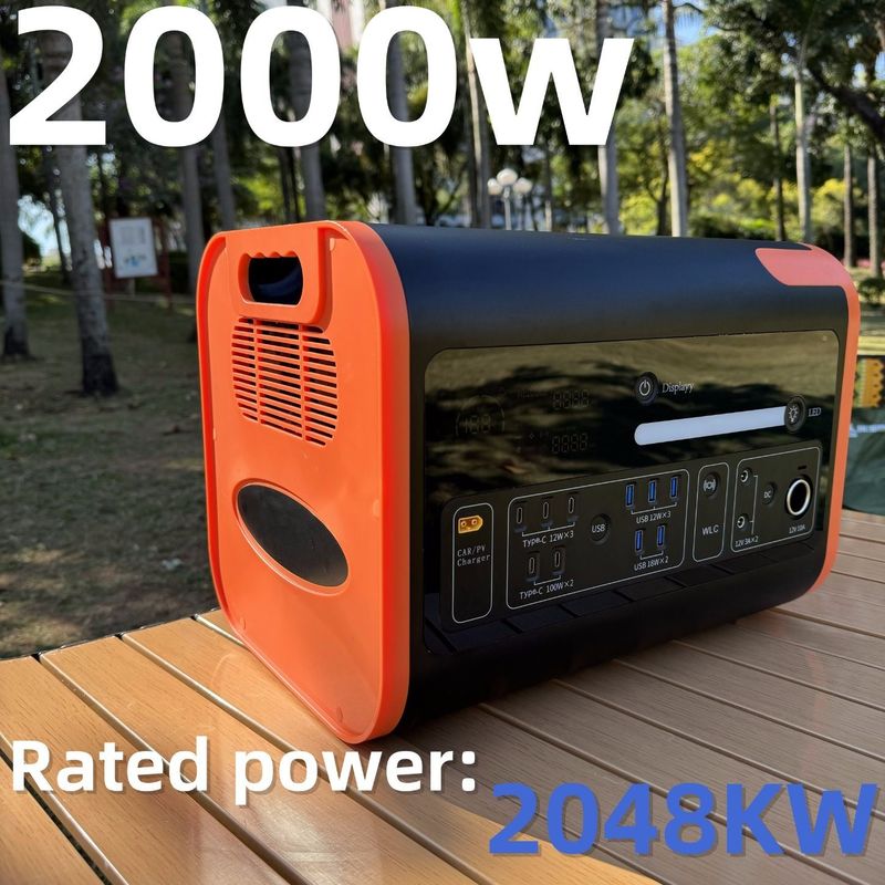 Tape Display 2000W LiFePO4 Energiespeicher/Portable Generator für das Leben im Freien und Notfälle