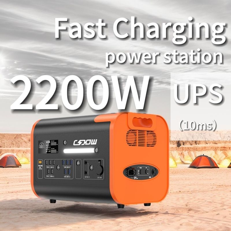 Wireless Charging Portable Power Bank für Laptops und Campingplätze im Jahr 2024