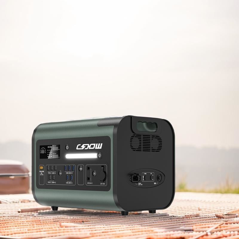 Wireless Charging 15W 1000W 2200W tragbares Kraftwerk für Notfallcamping im Freien