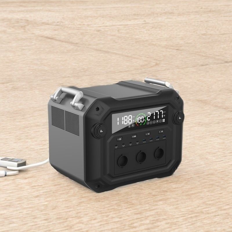 High- 2500W 2340wh 110V 120V Solargenerator mit ABS Aluminium Profil Schalenmaterial