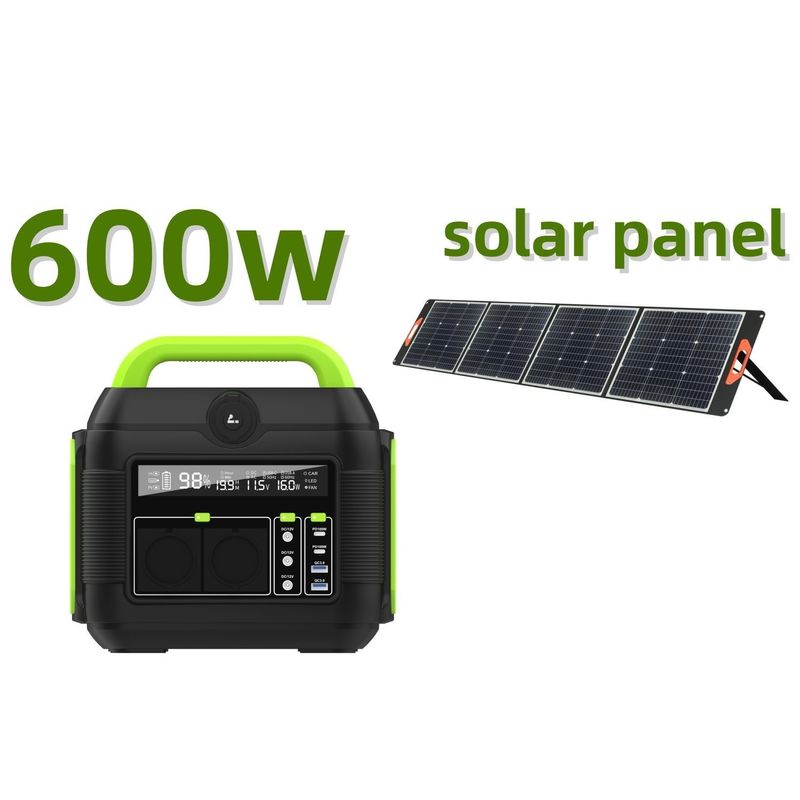 Großkapazität Portable Power Station Solargenerator 600W für sorgenfreie Reisen