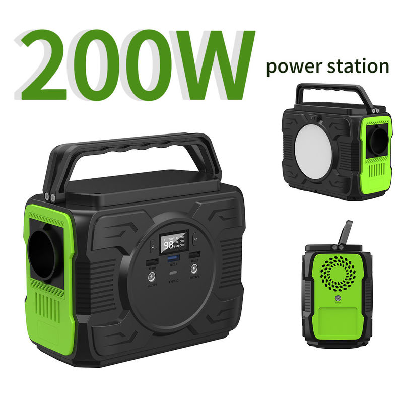 200 Watt Lithium-Batterie-Schnellladegerät Wiederaufladbare Solargenerator für Outdoor-Aktivitäten