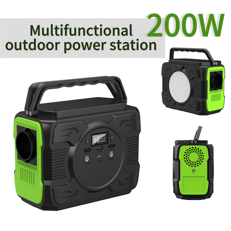 200W Lithiumbatterie Portable UPS Power Station Strombank Generator für die Anpassung