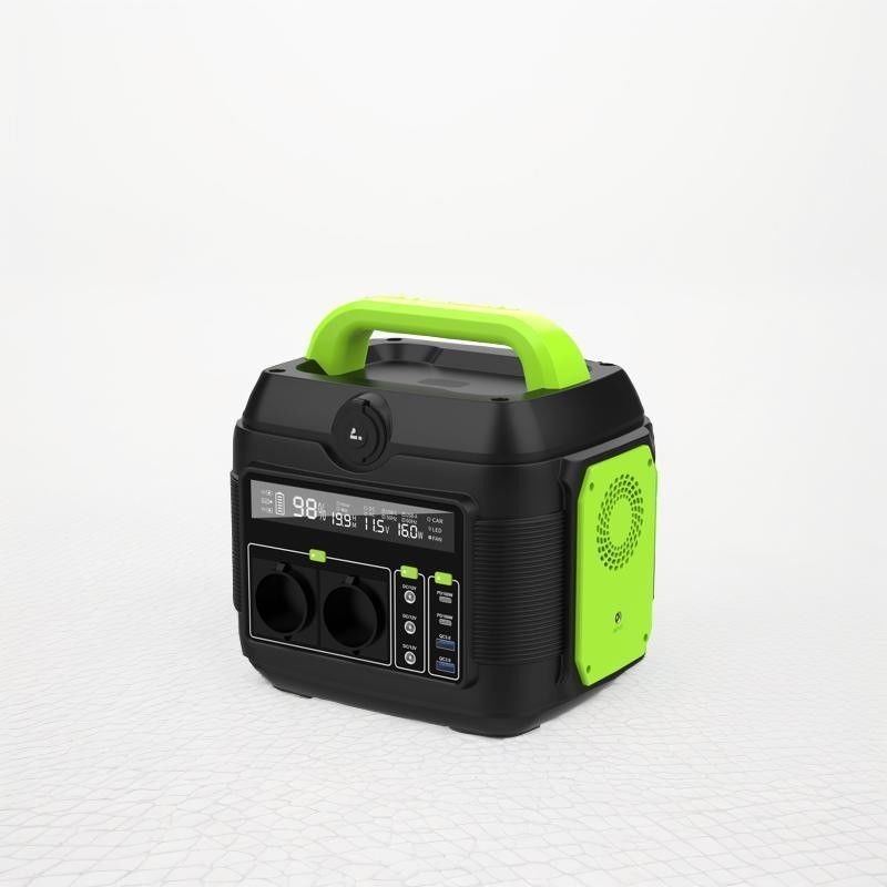 600 Watt tragbare Außenenergiespeicher-Stromversorgung mit Digitaldisplay und 110V/220V-Eingang