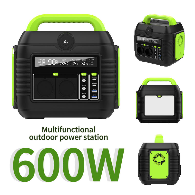 Portable Solargenerator Energiespeicher 600W Kraftwerk Strombank für Zuhause und Reisen