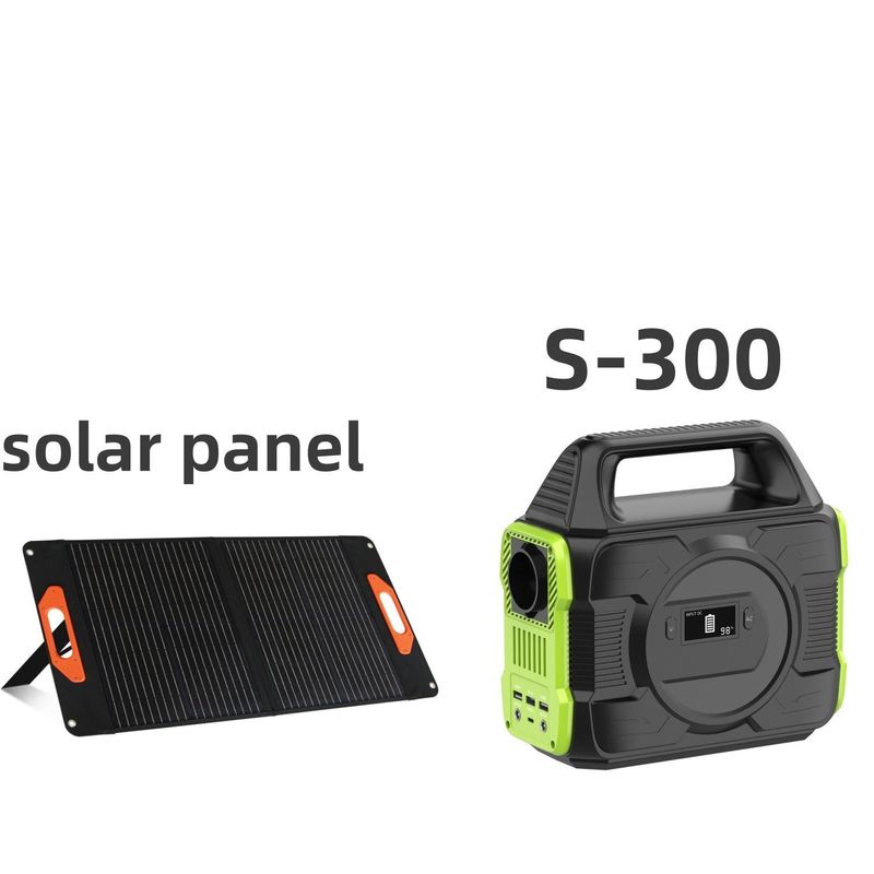 Portable Mini Solar System Inverter 300W mit optionaler Steckdose und LCD-Display