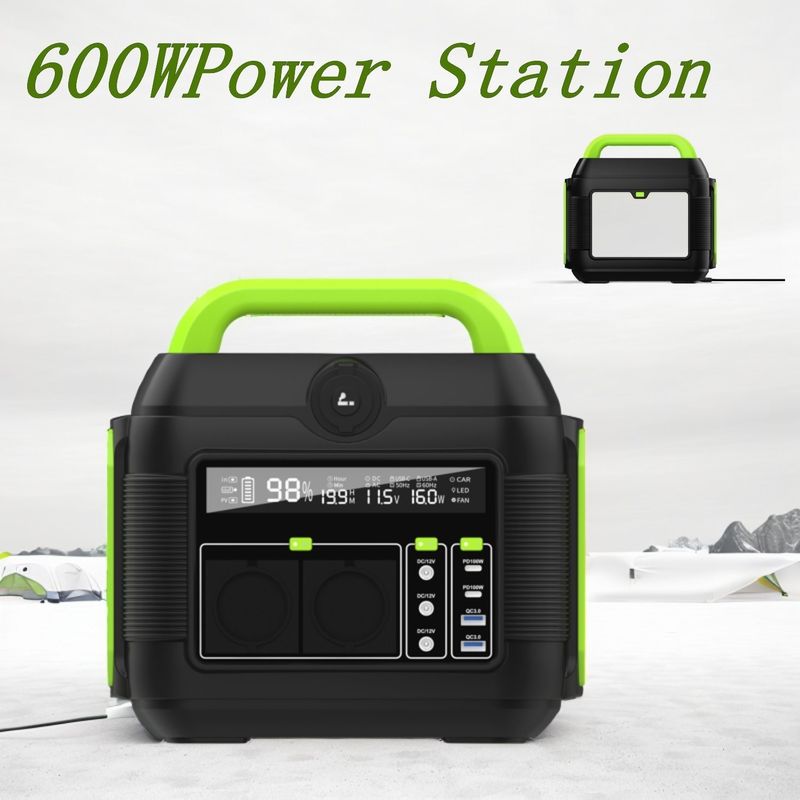 600W S6 MPPT Portable Mobile Power für die Energiespeicherung im Freien Camping
