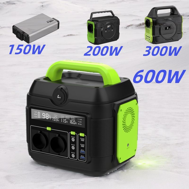 Anpassung 600W Mini-Portable Solarenergie Speicher-Kraftwerk mit LCD-Display