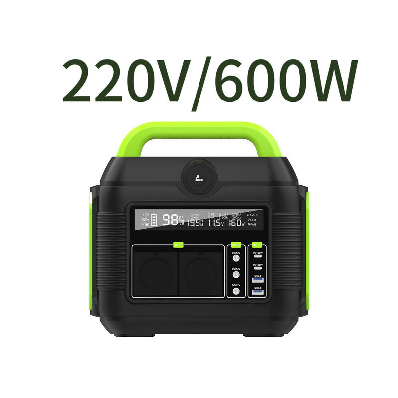 Lithiumbatterie 600W Camping Mini Portable AC Steckdosen Strombank 110V 220V für alle Marken