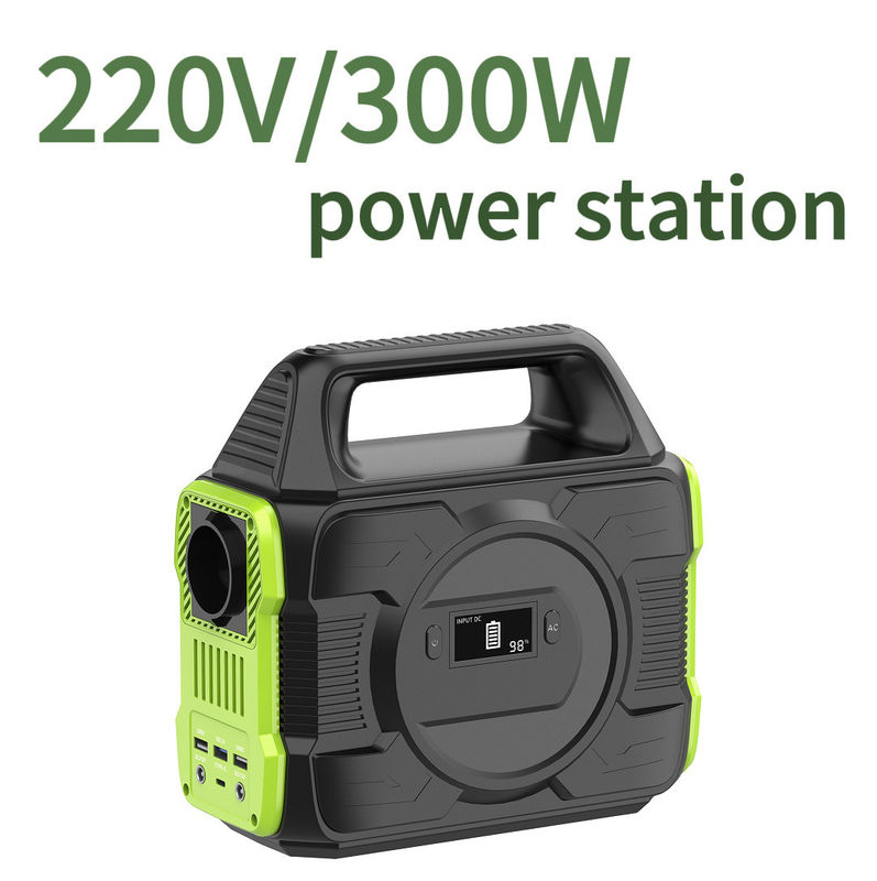 110V 220V Solarstromversorgung Portable 300W Batterie Power Bank mit Liquid Crystal Display