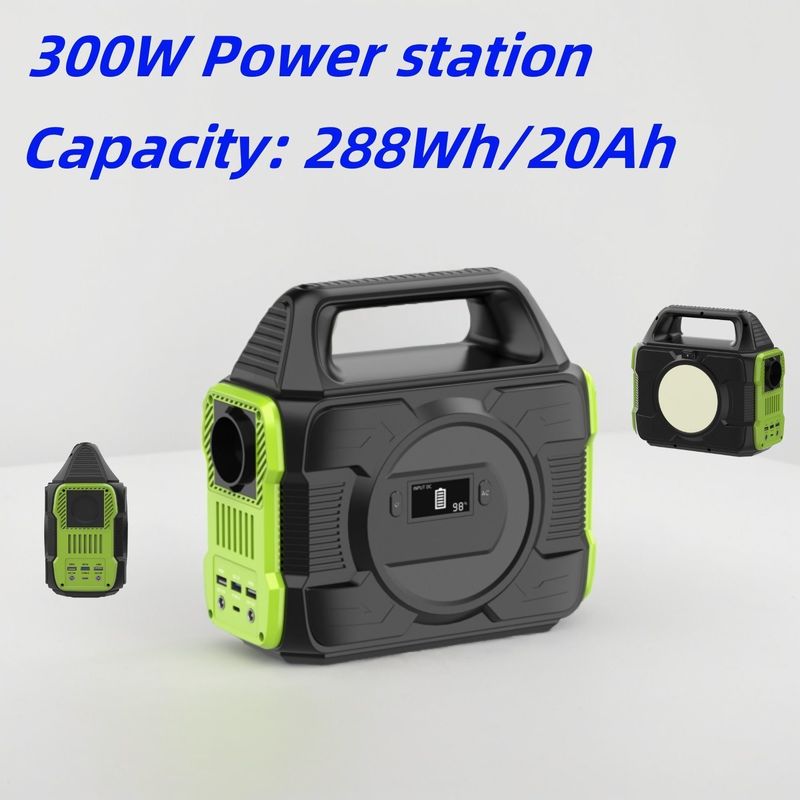 MPPT-Technologie 300 Watt AC/DC-Ausgangssteckdose Portable mobile Kraftanlage für Balkon Drohne und Computer