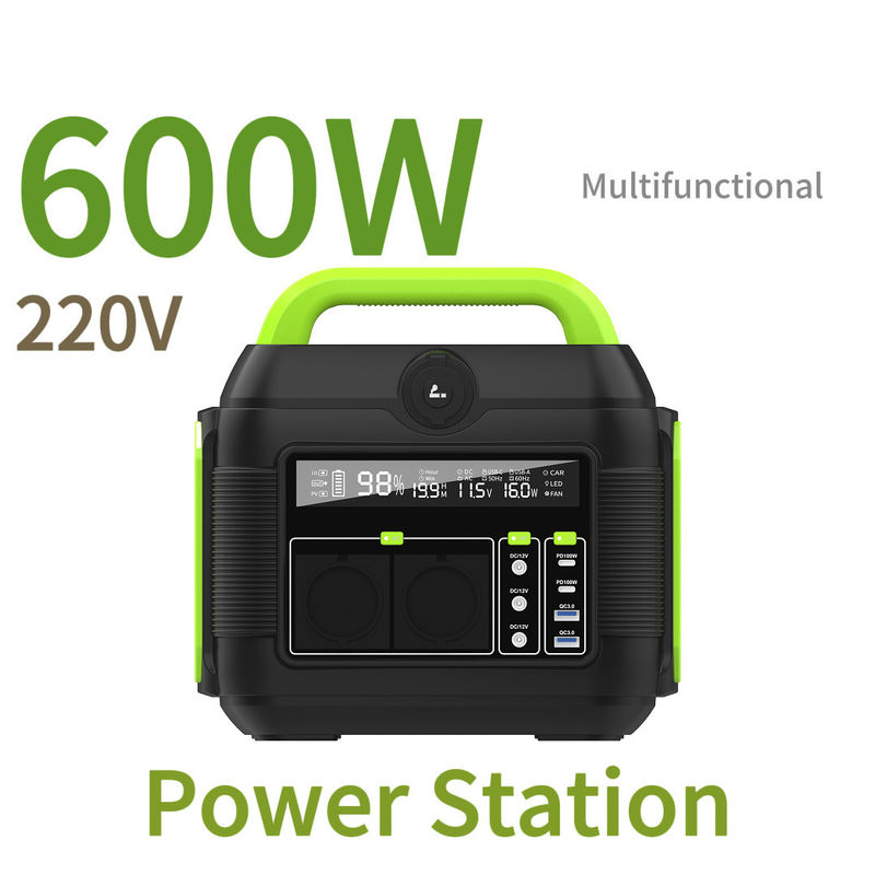 600W tragbares Kraftwerk 1000W 1500W Solarkollektorgenerator für Zuhause und Camping