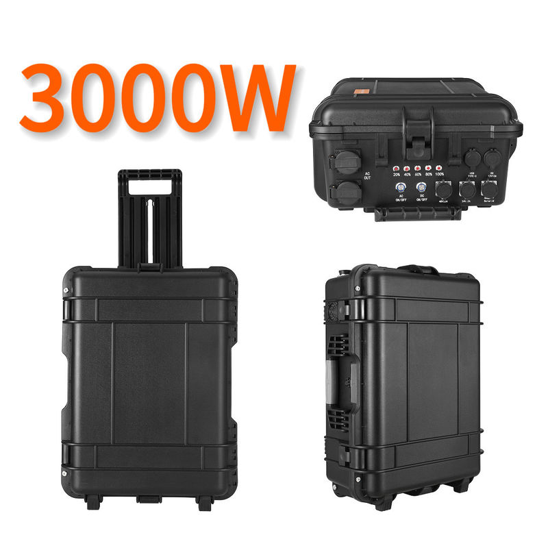 Portable Power Station 3000W Solarenergiesystem 1500W 2400W 5000W LiFePO4-Generator