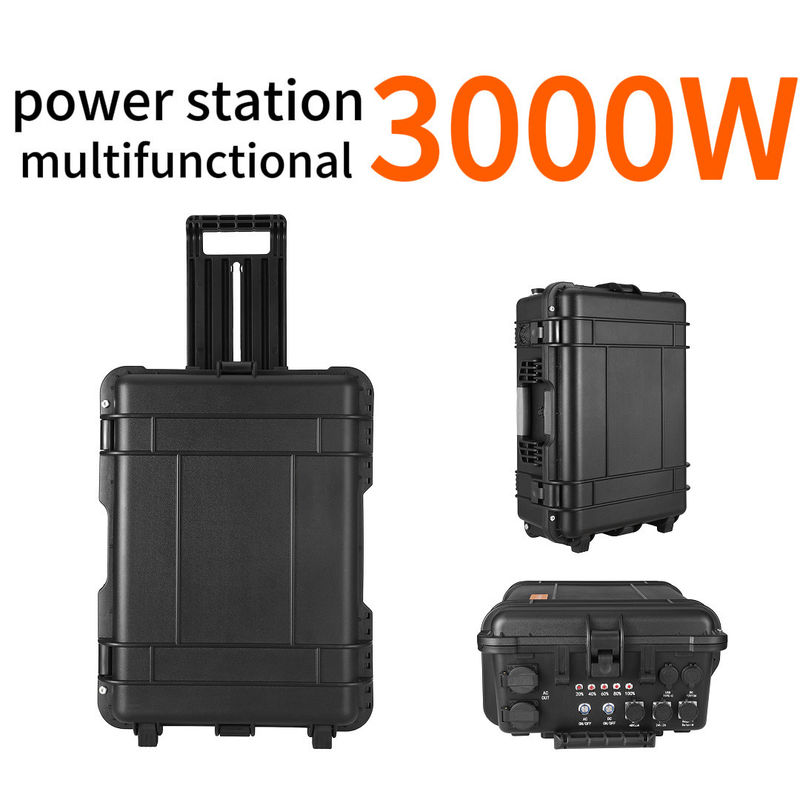 3000 Watt Solarkraftwerk mit Solarpanel USB/Type-C 18 Watt Maximale Nennleistung 3000wh