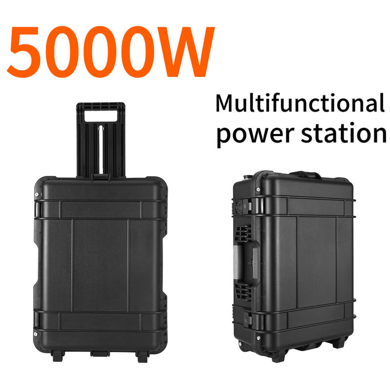 AC-Ausgangsstrom 15A Max 5000W Heimenergiespeichersystem für tragbares Kraftwerk