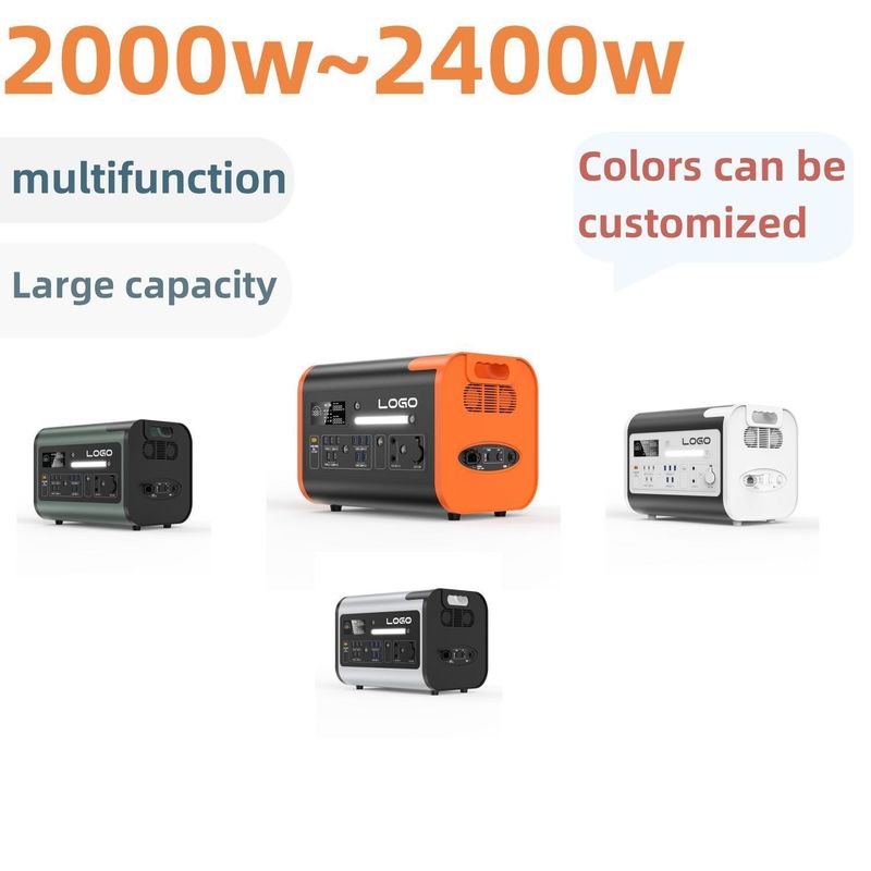 25 kg tragbare Solargeneratoren für den Außenbereich 2000W/2200W/2400W Ausgangsfrequenz 50/60Hz