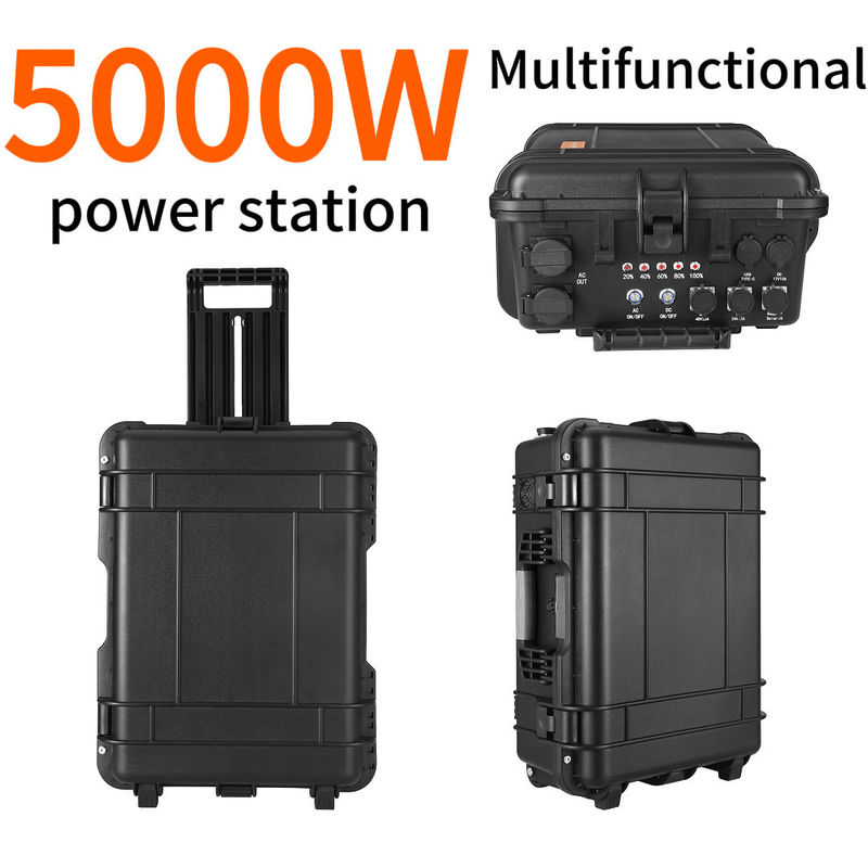 Aufgeladen bleiben überall 8000W Spitzenleistung Portable Solarkraftwerk für Outdoor-Abenteuer