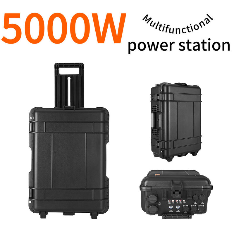 Großkapazität 5000 W Portable Power Station für Notfallsicherung zu Hause und Auto Camping
