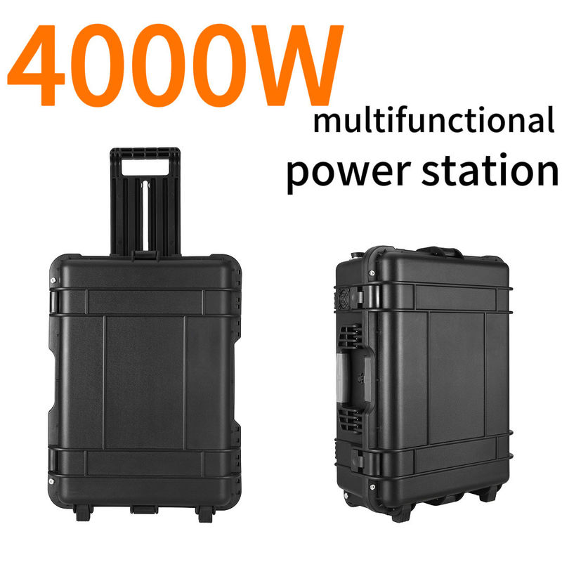 AC-Reine Sinuswelle Ausgang Wellenform 4000W Portable Power Station 220V mit Anpassung