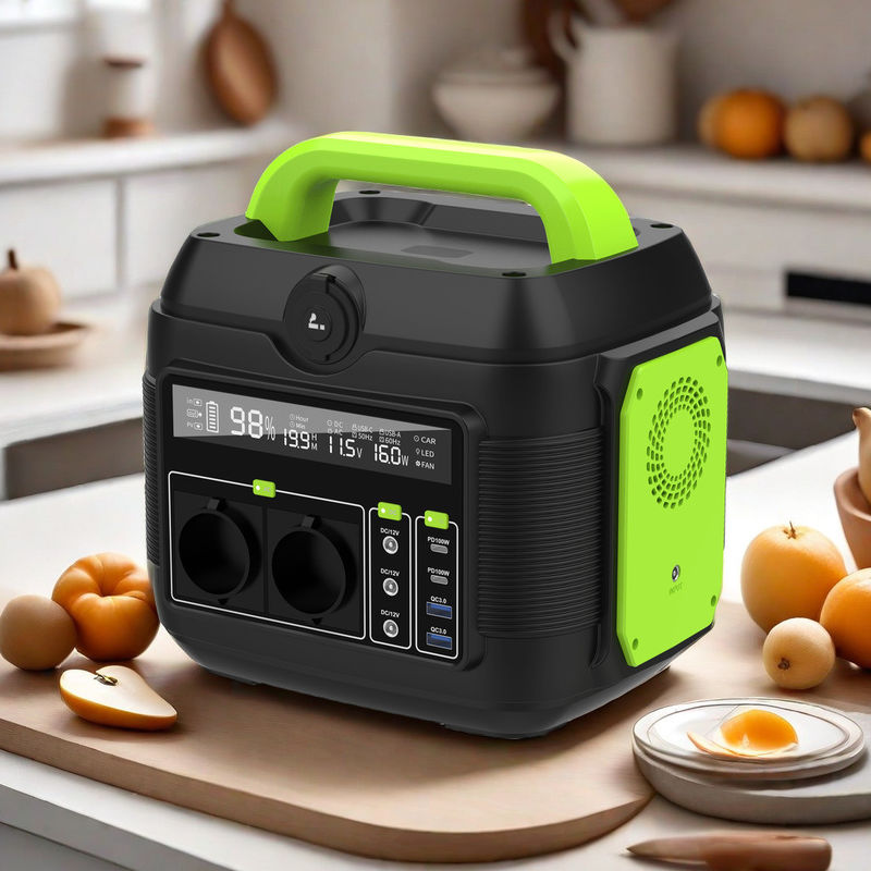 600W tragbares Kraftwerk für Outdoor-Aktivitäten unterstützt 220V-Geräte MPPT ist Lithiumbatterie