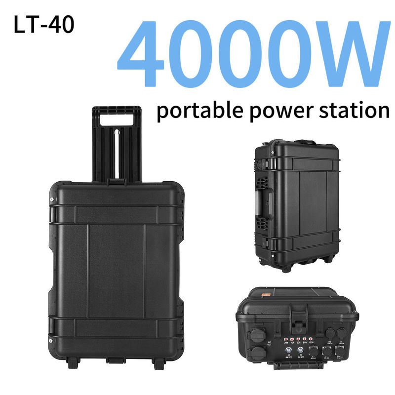 4000W sichereres Solarenergiesystem für das Haus im Freien mit AC 110V 220V Lithium-UPS und Backup
