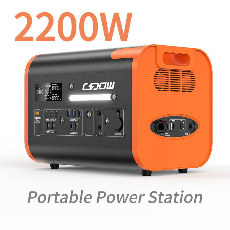 2000Wh tragbares Kraftwerk Bankversorgung Solargenerator für individuelle Anwendungen und zu Hause