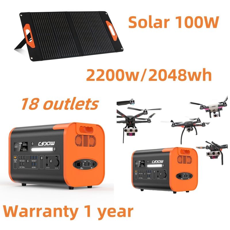 RV Notfall mobile Kraftwerk 2048wh tragbare Solargenerator für Haus
