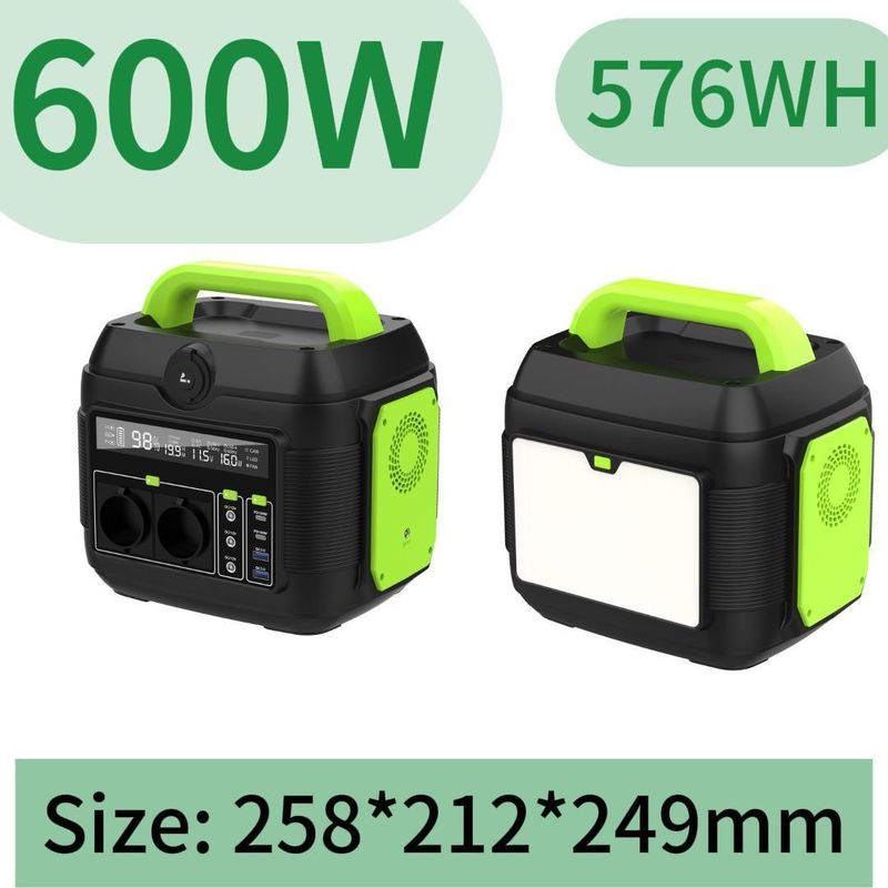 600W tragbares Solargenerator mit LED-Licht 11W und individueller Anforderung