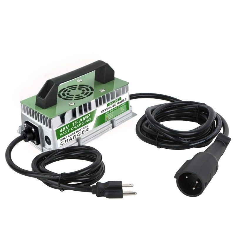 Wasserdicht IP67 800W LiFePO4 Ladegerät Smart DC Schnellladegerät für Gabelstapler / Golfkarren
