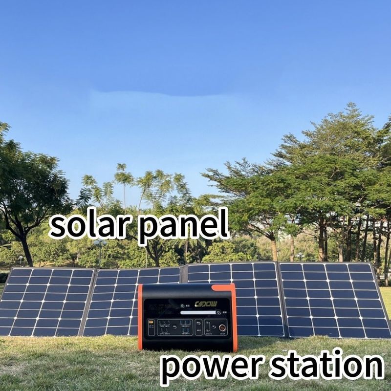 2200W Solargenerator 2500W Solarzellen mit tragbarem Kraftwerk Ihre Stromquelle