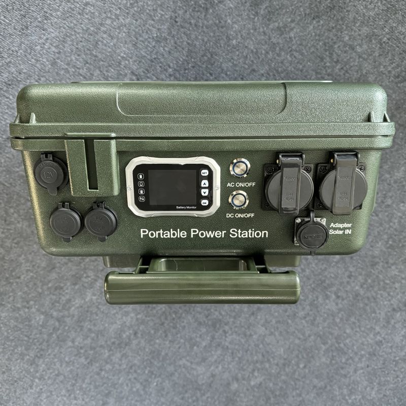 Portable Stromversorgung Außen Innenbeleuchtung Mobilgenerator 3000W Solarkraftwerk Schwarz (anpassbar)