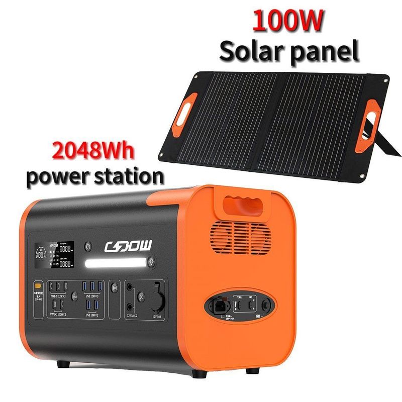 Reiner Sinuswellenumrichter 2200W Lithium-Eisenphosphat-Notfallgenerator für tragbare