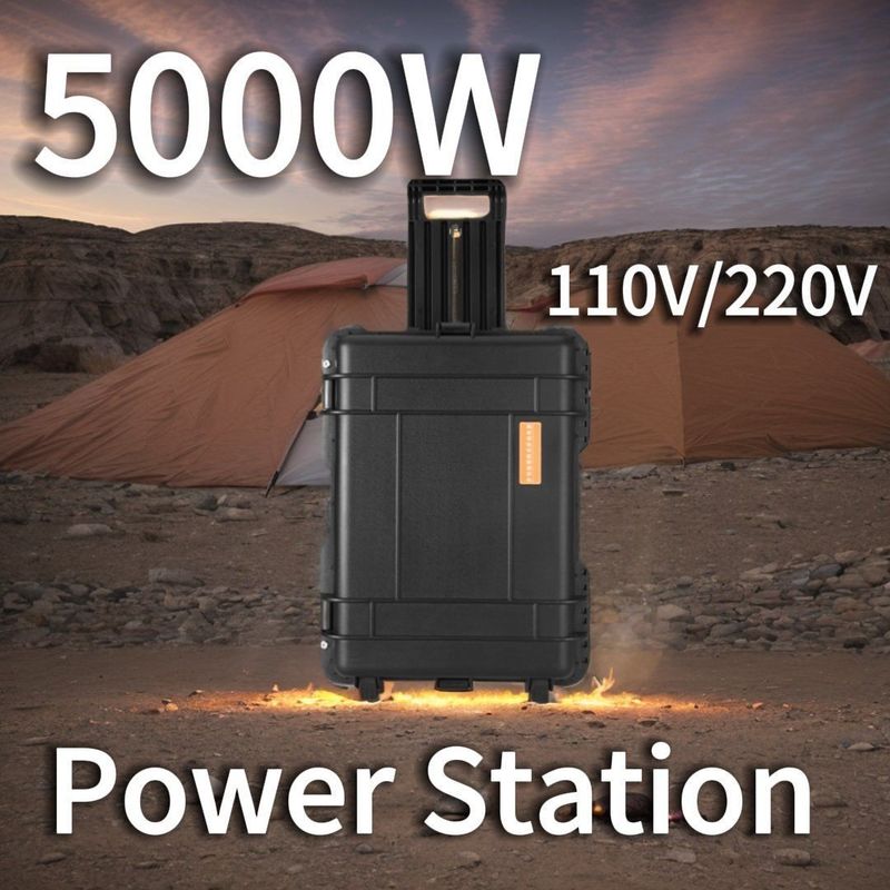 LT-50 Solarstromversorgung 5000W tragbares Kraftwerk mit Shell Material ABS-Legierung