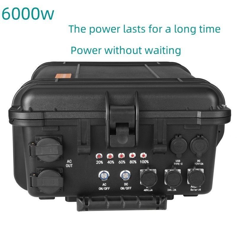 AC-Reine Sinuswellen-Ausgabe Ternäre Lithiumbatterie Portable Solargenerator für den Außenbereich