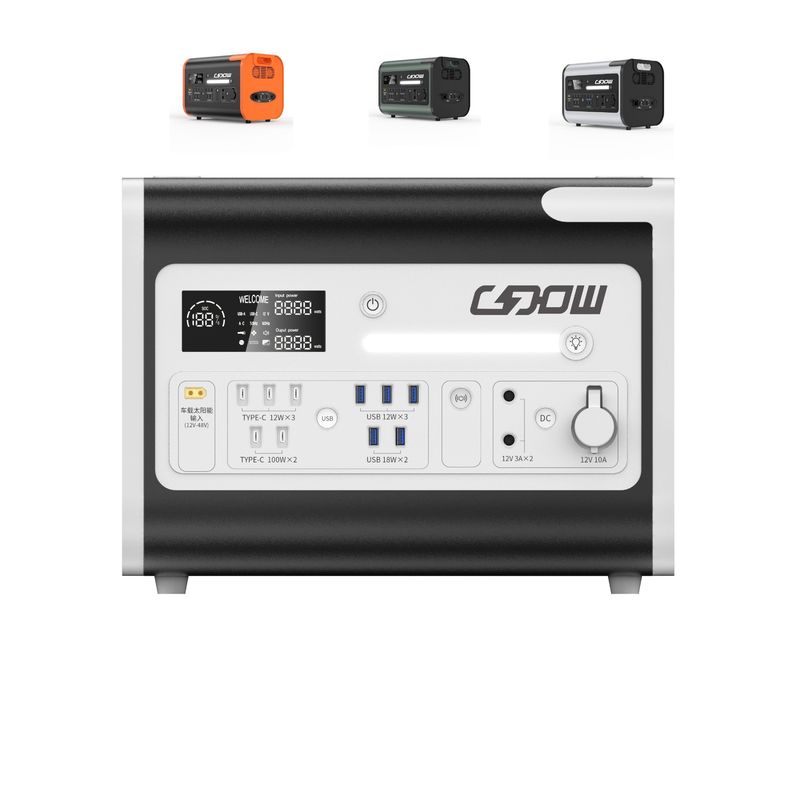 50/60Hz Wireless Charging Output Lithium Battery Generator für Zuhause/Außen/Notfall