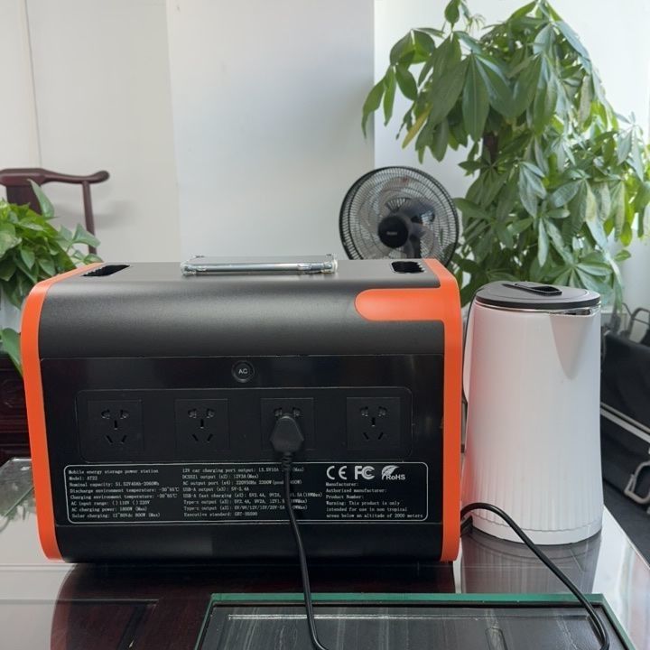 Typ-C-Ausgang LiFePO4 2200W Solargenerator Hauptstrom für Campingplätze im Freien