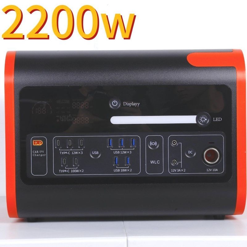2000W Solar Outdoor Notfallgenerator 2048wh mobile Stromversorgung für den japanischen Markt