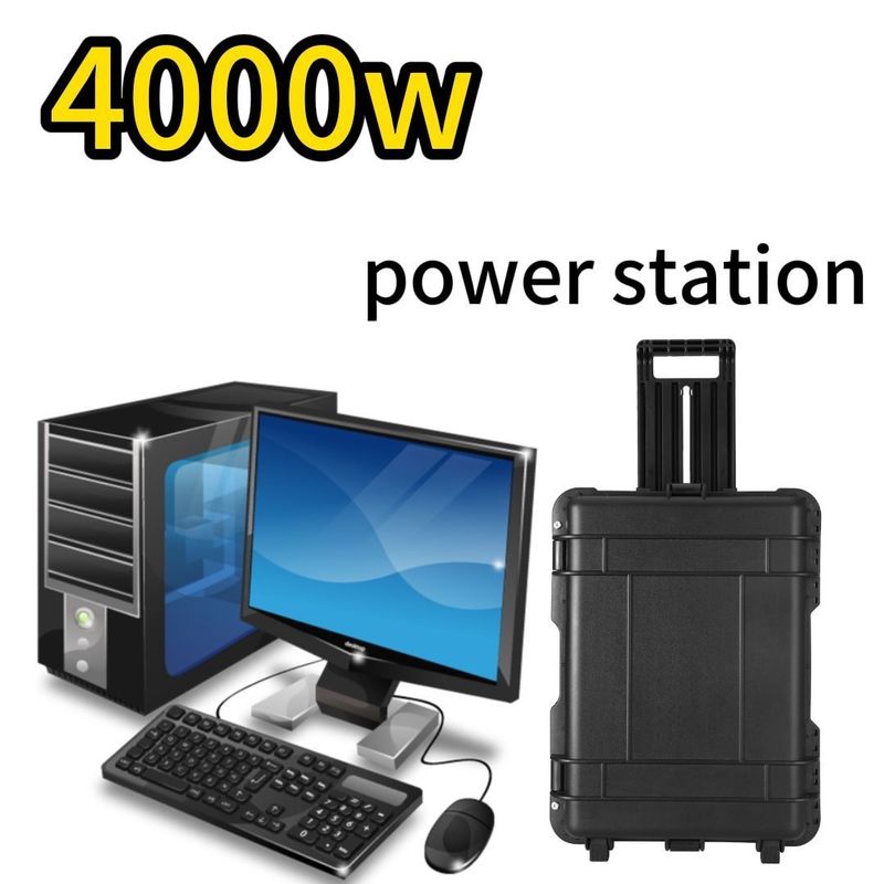 3840wh Mobile Charging Bank LT-40 für 4kw LiFePO4 Batterie EV Auto mobile Kraftwerk