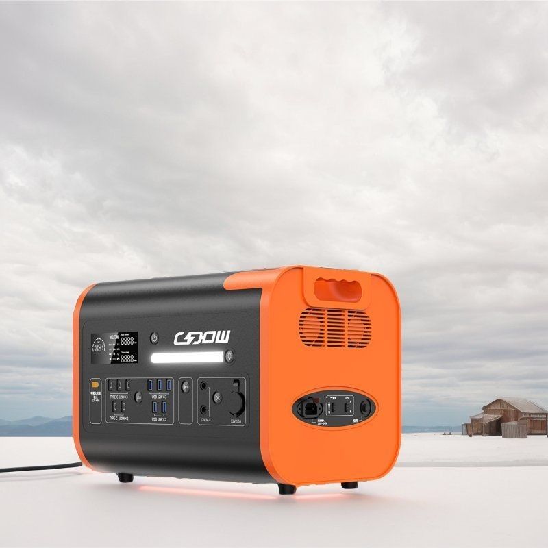 USB-Typ-C/AC/DC-Ausgang Portable Solar Power Station für Campingplätze/Notladegeräte für Fahrzeuge